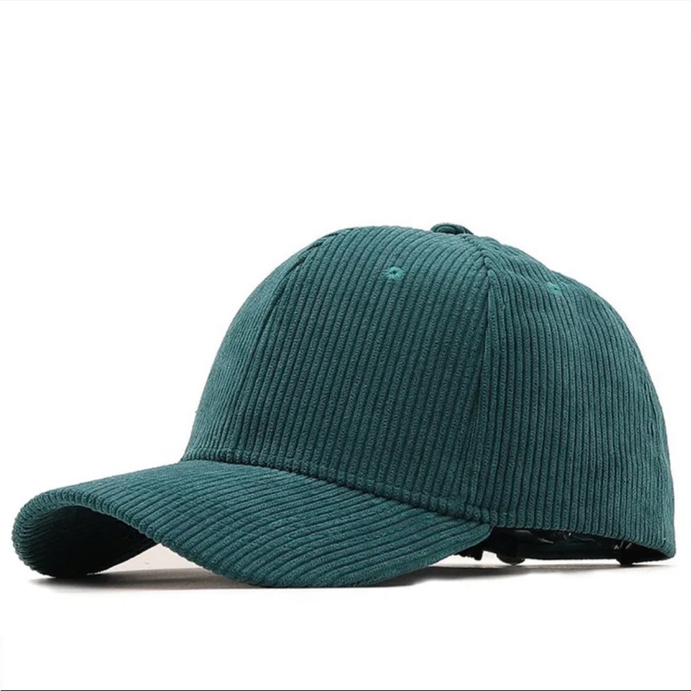 Final Price - New Without Tags Green Corduroy Baseball Hat